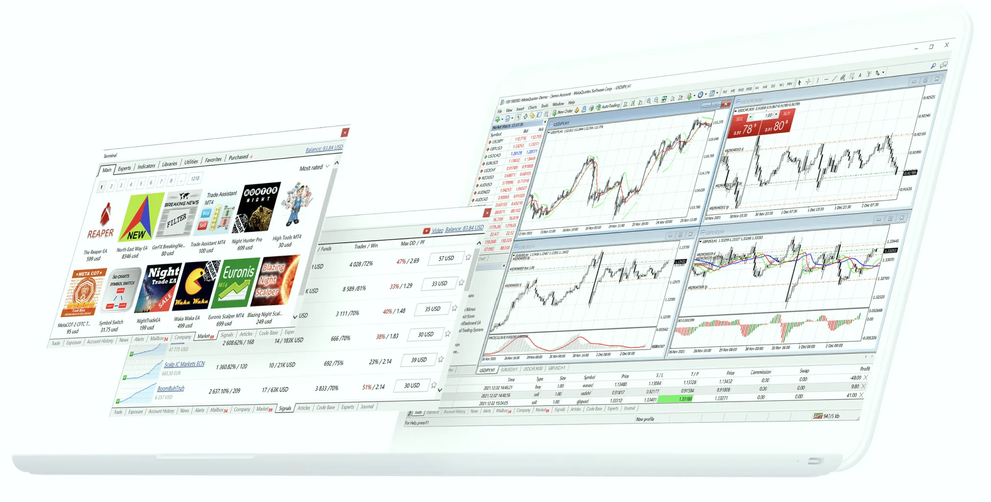 MetaTrader 4 desktop terminal preview